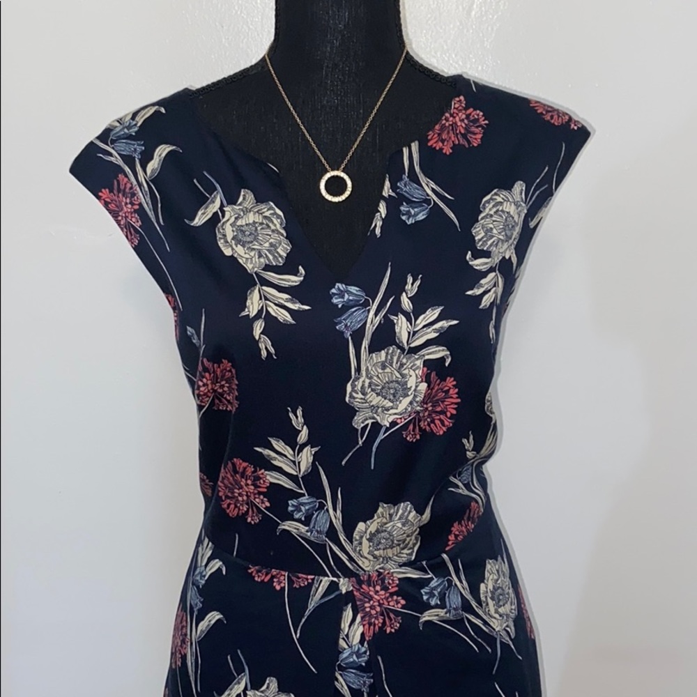Ann Taylor Navy Floral Dress - Picture 2 of 14